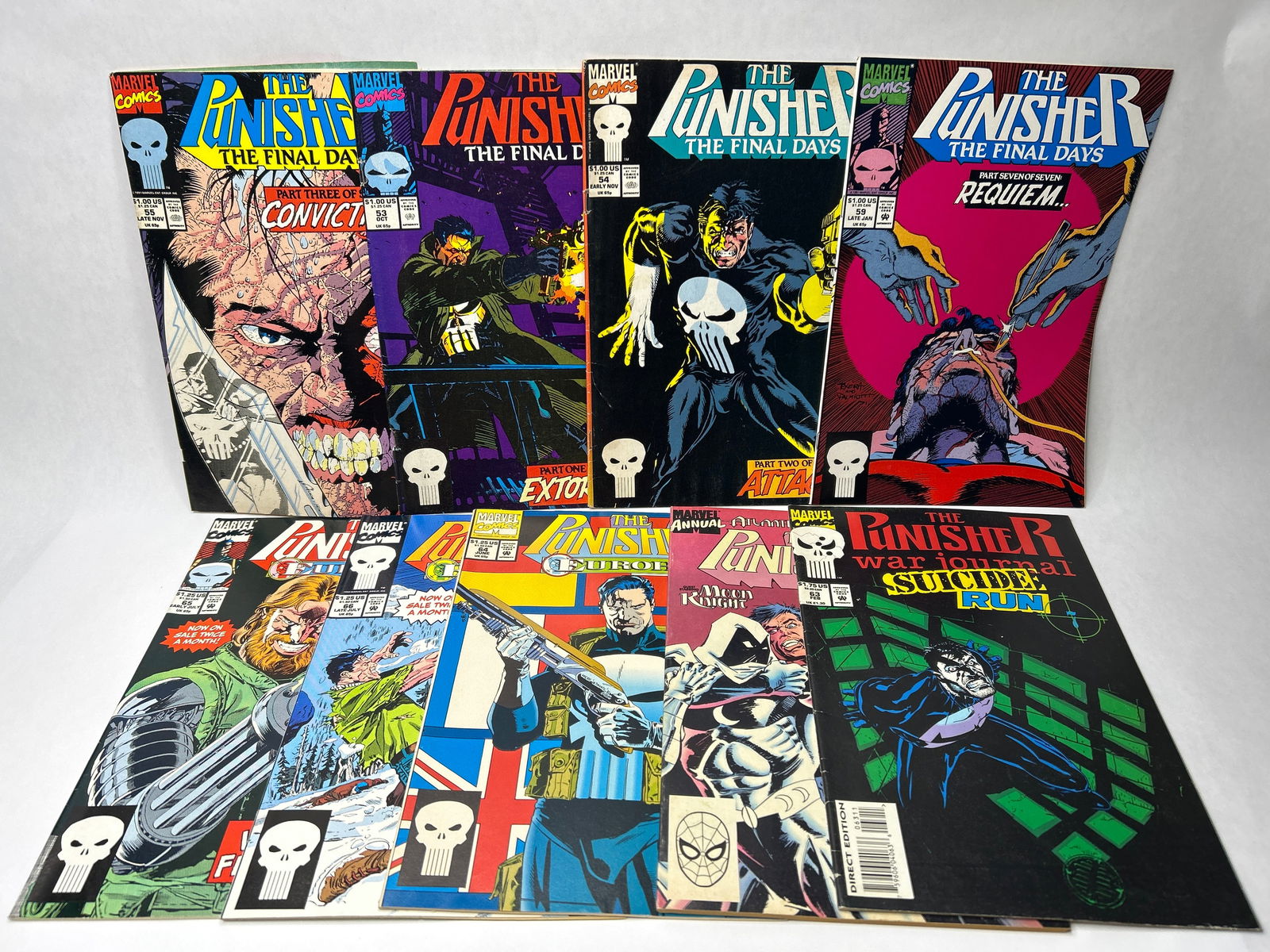 The PUNISHER - Marvel Comics, Assorted Series Books incl. The Final Days, Atlantis Attacks (1 of 3)