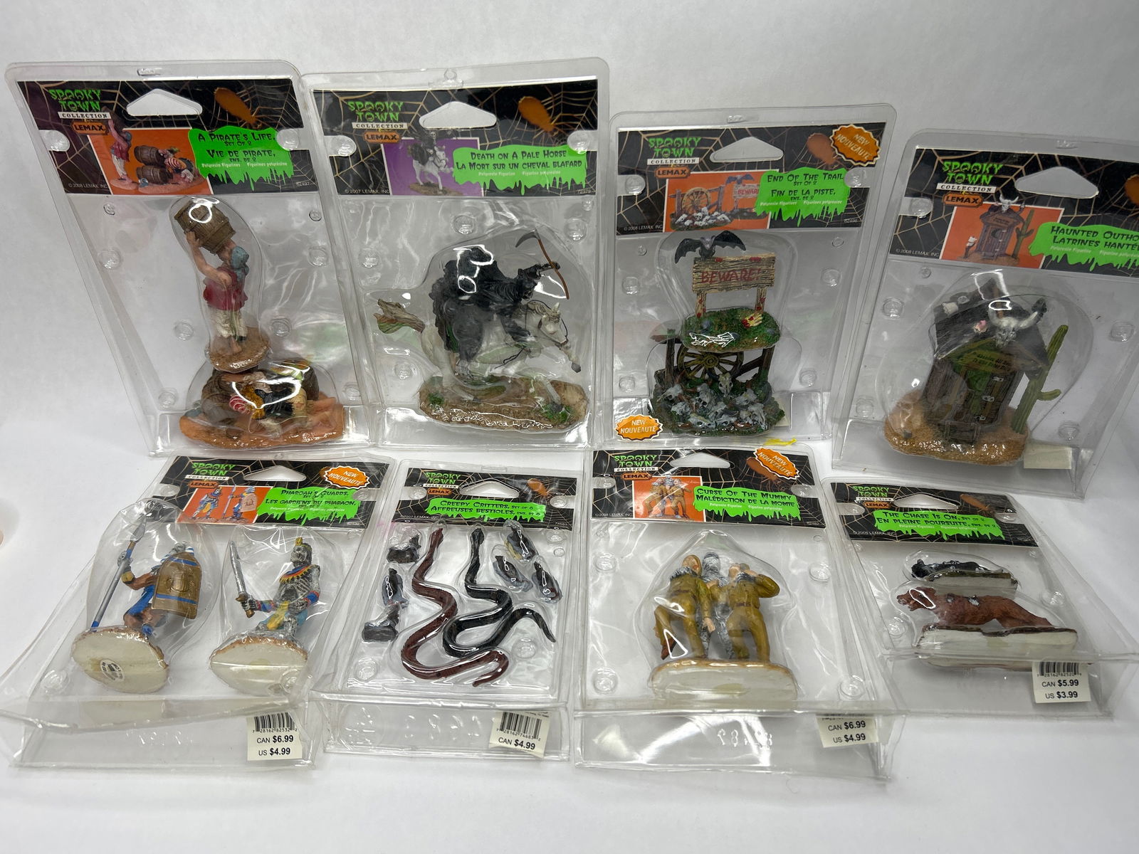 Lemax SPOOKY TOWN Figures and Accessories, Unopened, Creepy Critters, Death on a Pale Horse & More! (1 of 5)