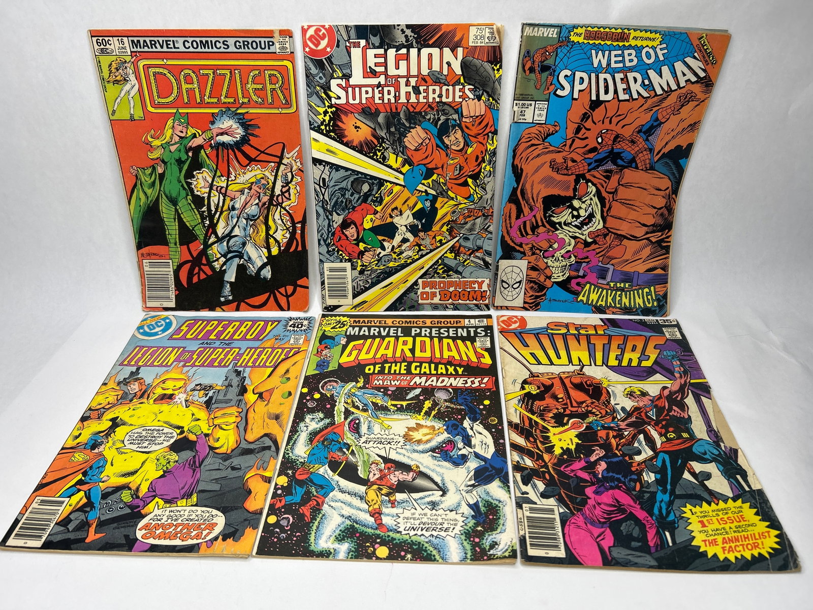 SUPER-BOY, Guardians of the Galaxy and Other Assorted Vintage Comic Books: Edges and pages show wear and color from age and use Bidding on this item will be indication that the Bidder acknowledges that they have read and agreed to the Terms and Conditions posted to this Auct
