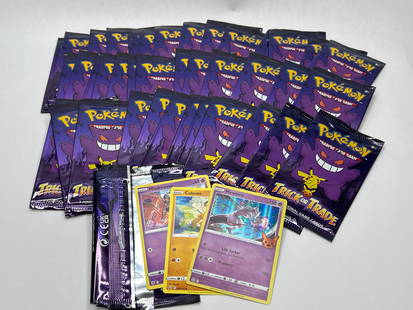 Pokemon 2022 Halloween Trick or Trade Booster Bundle Lot Of 48 Sealed Packs and 1 Open Pack: **Bidding on this lot is acceptance of Terms & Conditions found in the Auction Details section at the top of our Auction. Bidder agrees all questions should be submitted prior to placing a bid.**
