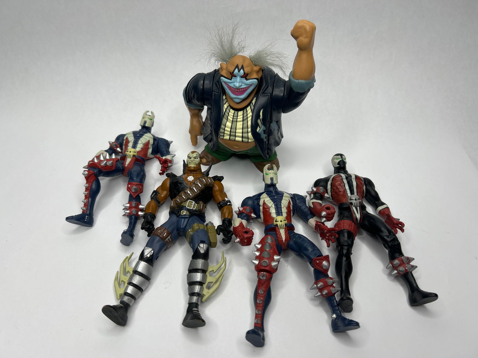 1990s SPAWN Action Figures, MacFarlane Toys, Incl. Clown/Violator with Changing Heads (Works): **Bidding on this lot is acceptance of Terms & Conditions found in the Auction Details section at the top of our Auction. Bidder agrees all questions should be submitted prior to placing a bid.**