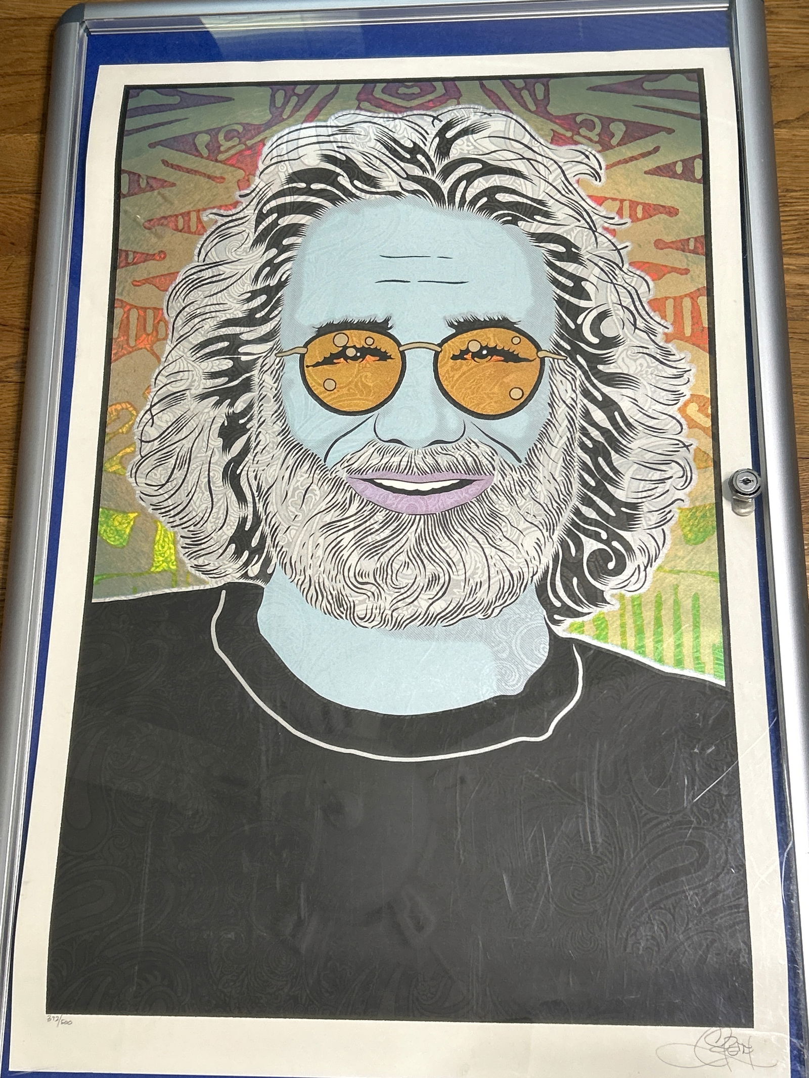 Jerry Garcia Winter, Built to Last, Chuck Sperry Print, Signed, Limited Edition, Grateful Dead (1 of 12)