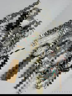 Wristwatch Lot - Mens and Womens Styles, Most just need a battery, Some used for parts: **Bidding on this lot is acceptance of Terms & Conditions found in the Auction Details section at the top of our Auction. Bidder agrees all questions should be submitted prior to placing a bid.**
