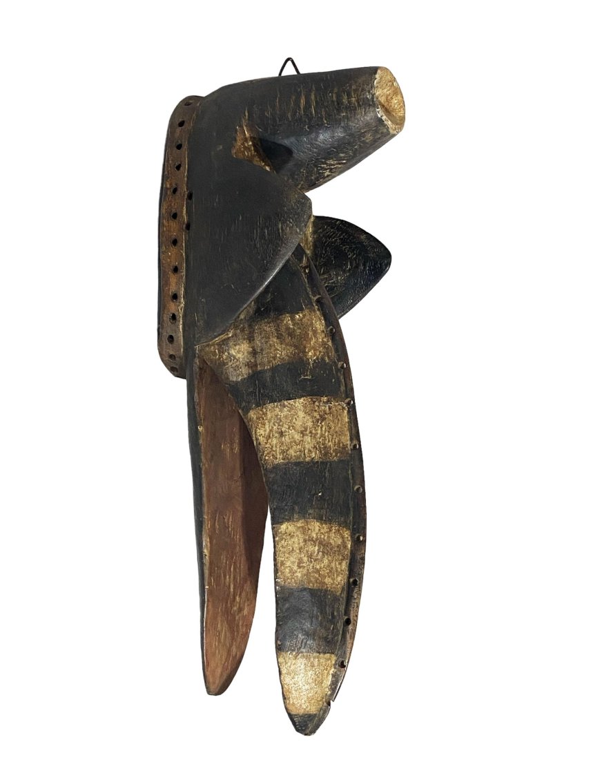 Dan-Bete Gre Bird Ceremonial Mask -  Ivory Coast - 27"In. High (1 of 6)