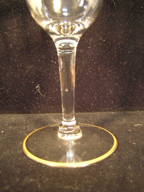 TIFFIN LOTUS GOLD BANDED GLASSWARE - LOT OF 12 WI - 3