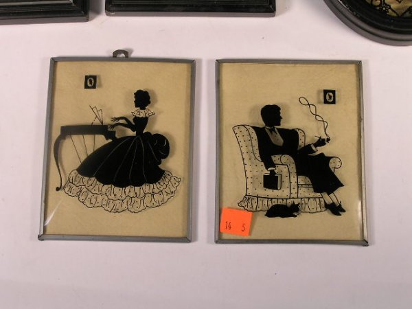 VINTAGE SILLOUTTE LOT OF 5 - 2