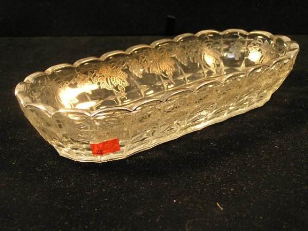 INDIANA CONSTELLATION SILVER OVERLAY GLASS