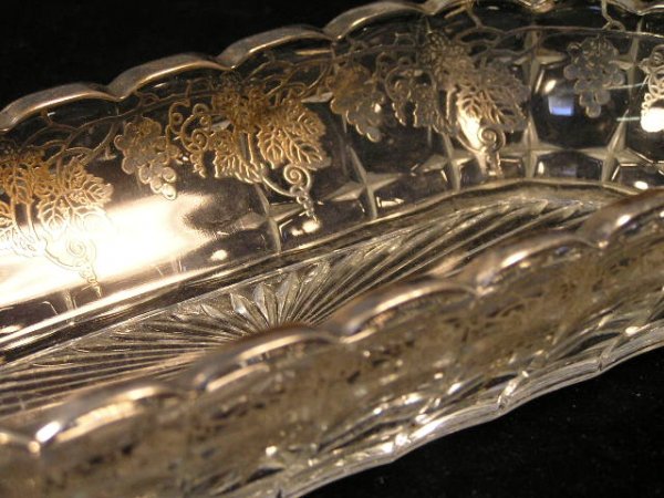 INDIANA CONSTELLATION SILVER OVERLAY GLASS - 2