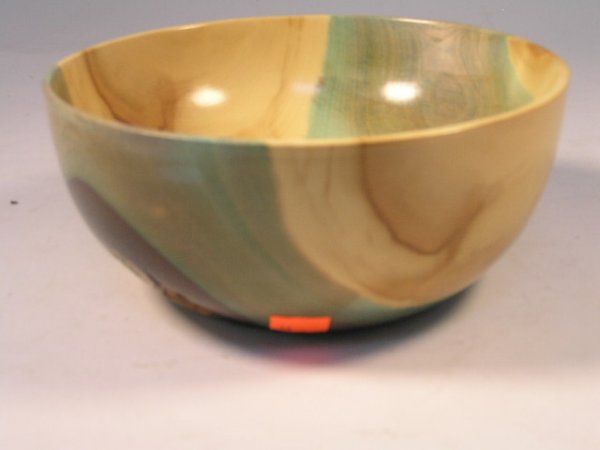 VINTAGE CARVED ASPEN WOOD BOWL - TOM FRINK