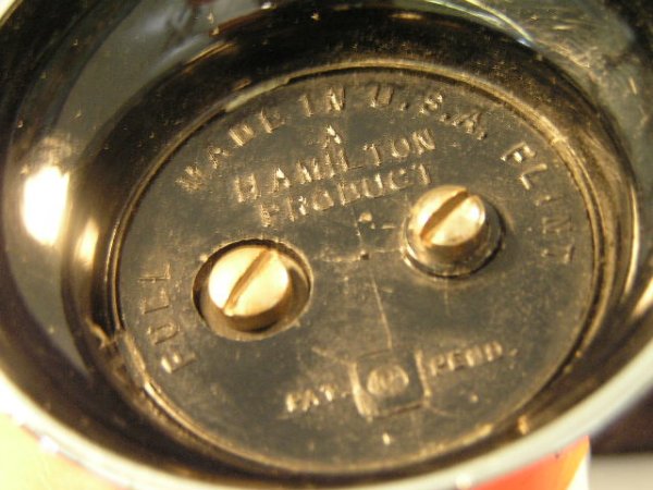 ART DECO CHROME HAMILTON SHIPS WHEEL LIGHTER - 4
