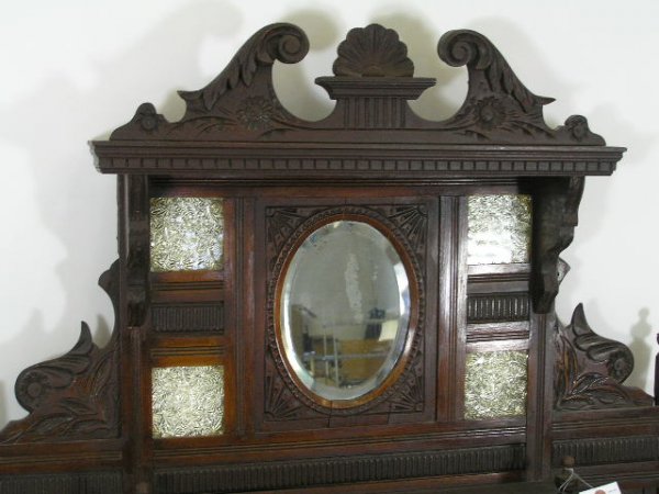ANTIQUE AMERICAN BACK BAR C. 1880 - 2