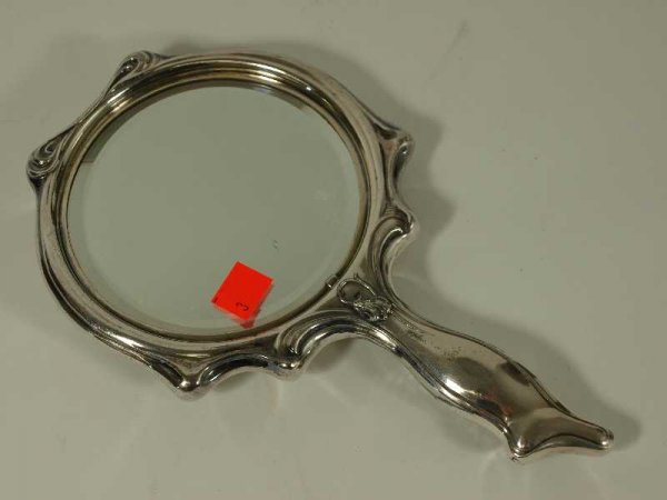 ART NOUVEAU REPPOSE HAND MIRROR