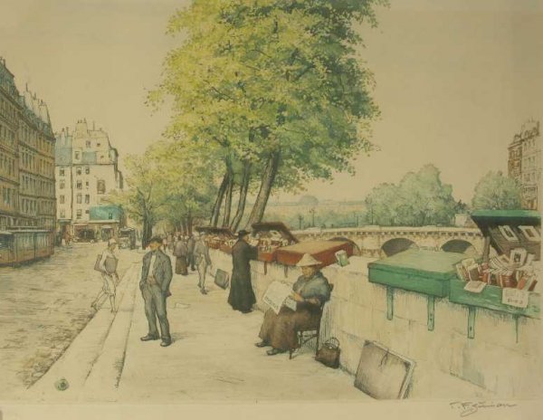 FRENCH STREET SCENE SGD NUMBERED