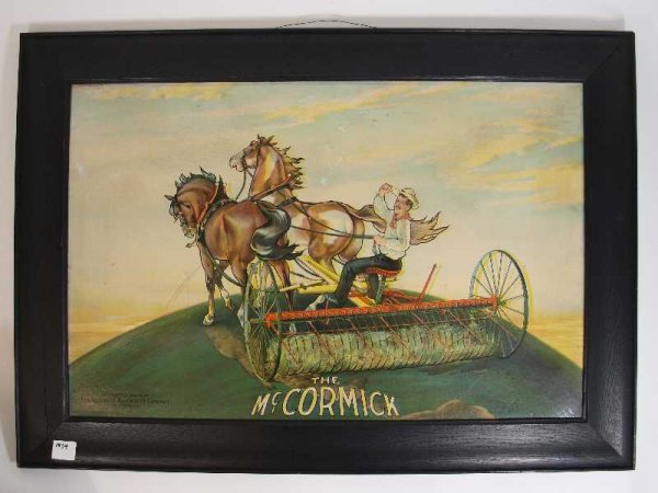 ANTIQUE MCCORMICK ADVERTISING PRINT