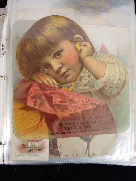 ANTIQUE EPHEMERA- BINDER FULL