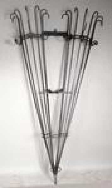 FRENCH ART DECO WROUGHT IRON HALL TREE