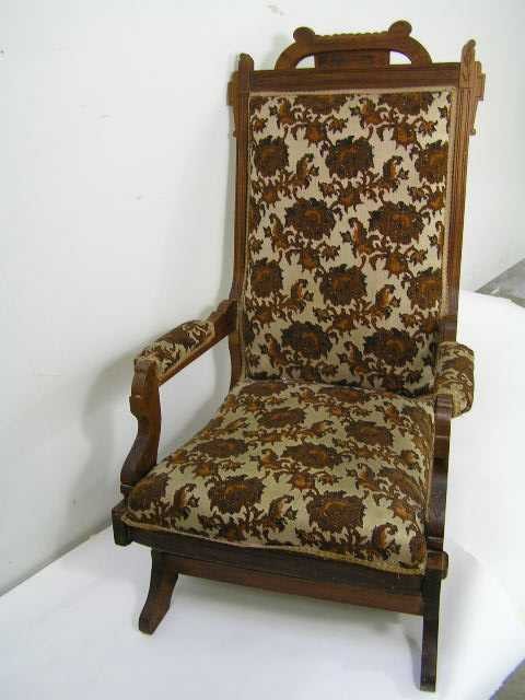 Antique Victorian Platform Rocker: Measures 39" tall