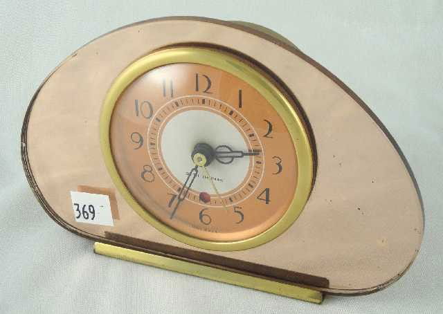 ART DECO SETH THOMAS CLOCK: MEASURES 7.5" W