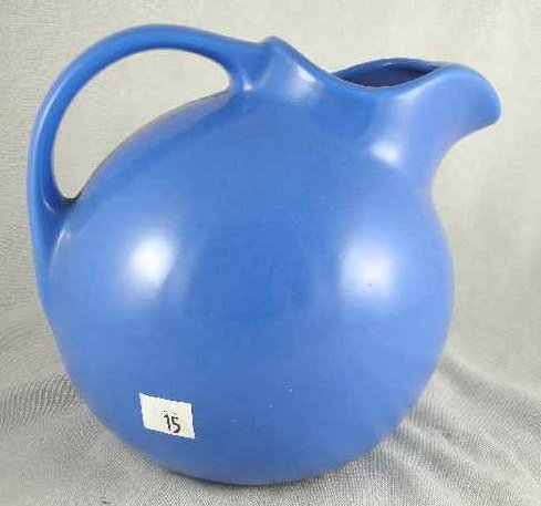 DECO ERA HALL 633 BALL JUG: MEASURES 7" TALL