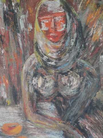 RUTH TODD - COLO ARTIST - PORTRAIT: SIGNED LL - MEASURES 29" X 22" OVERALL
