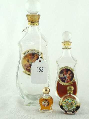 JEAN DESPREZ - 4 BOTTLE LOT: INCLUDING JARDANEL MINI MEASURING 2," 1.75" MINI, BAL A VERSAILLES MEASURING 5" TALL AND BAL A VERSAILLES MEASURING 7.25" TALL