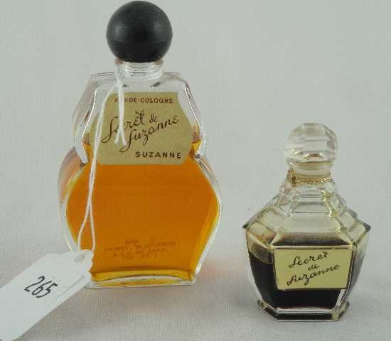 SECRET DE SUZANNE LOT OF 2 BOTTLES: TALLEST MEASURES 4"