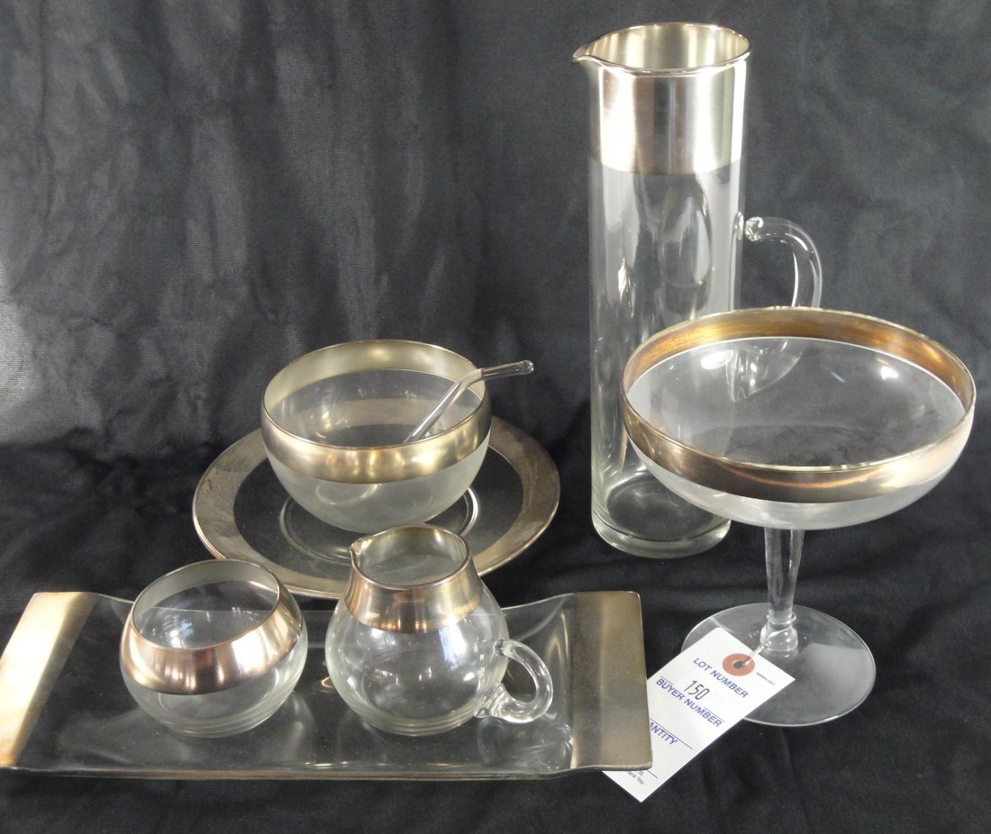 DOROTHY THORPE SILVER RIM MISC LOT OF 8: ALL ONE MONEY