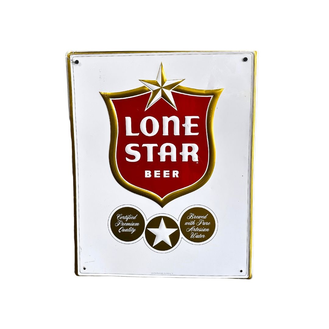 Vintage Lone Star Beer Sign  (1 of 1)