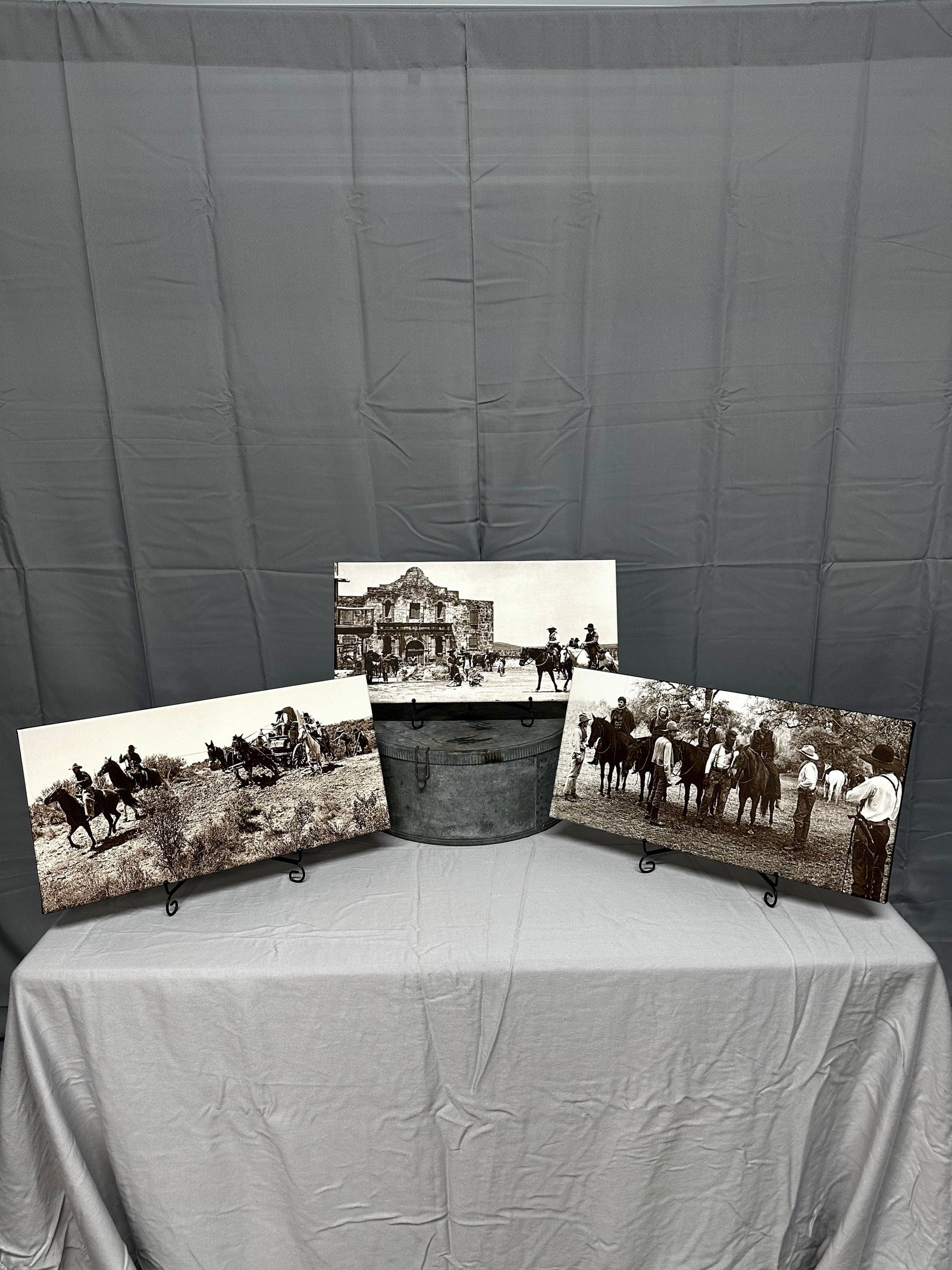 Scenes from Lonesome Dove on Canvas: Scenes from the Lonesome Dove movie on Canvas Set of 3 10"x 20" Please take a moment to review our detailed Shipping Policy and Terms and Conditions before placing any bids. Understanding these polici