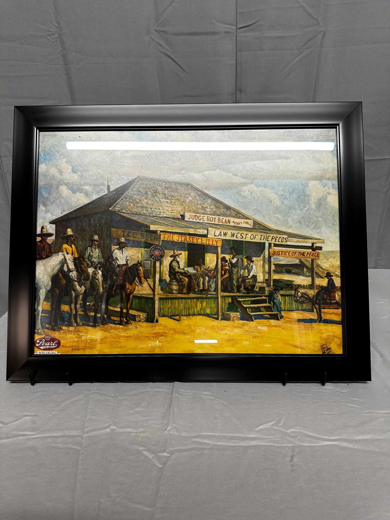 Pearl Beer Judge Roy Bean Horse Thief Trial Print (1 of 4)
