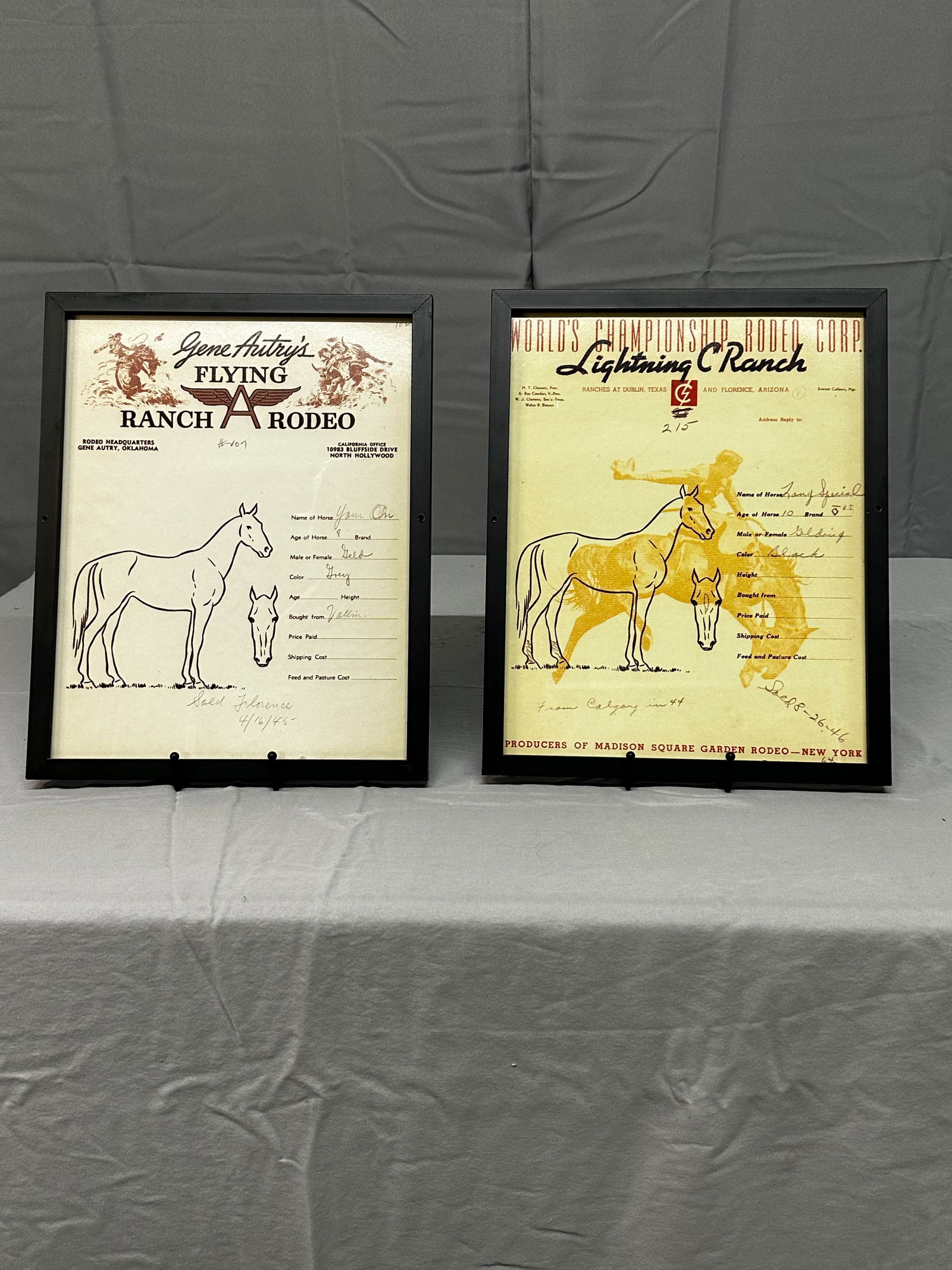 Gene Autrey's flying A Ranch Rodeo/ Lighting C Ranch  (1 of 5)