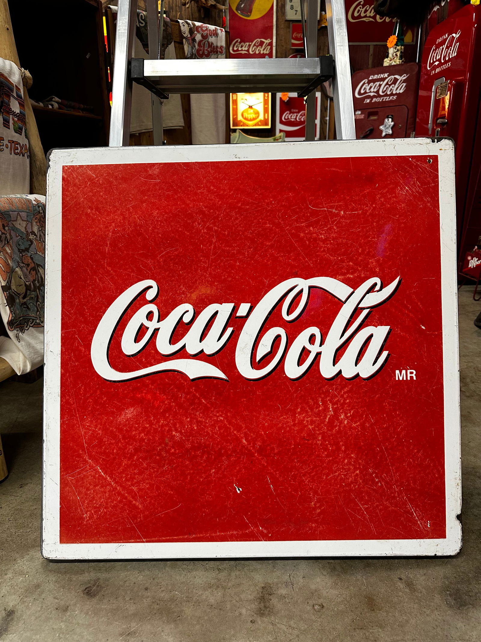 Coca Cola Metal Sign- Table Top (1 of 1)