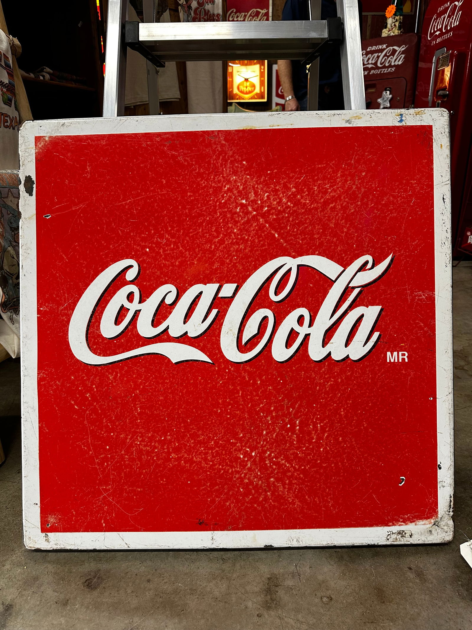 Coca Cola Metal Sign- Table Top (1 of 1)