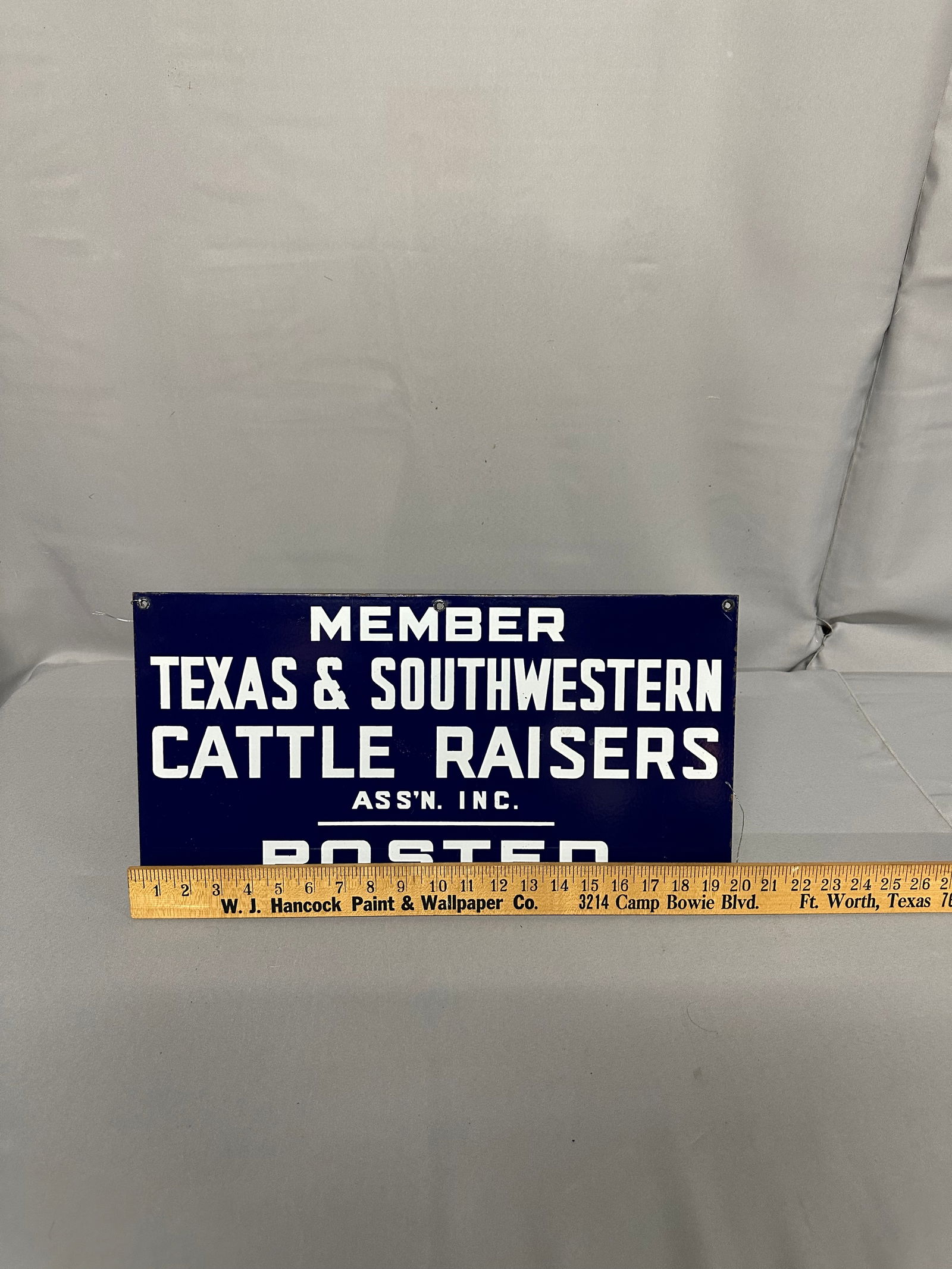 Texas and Southwestern Cattle Raisers Sign (1 of 3)