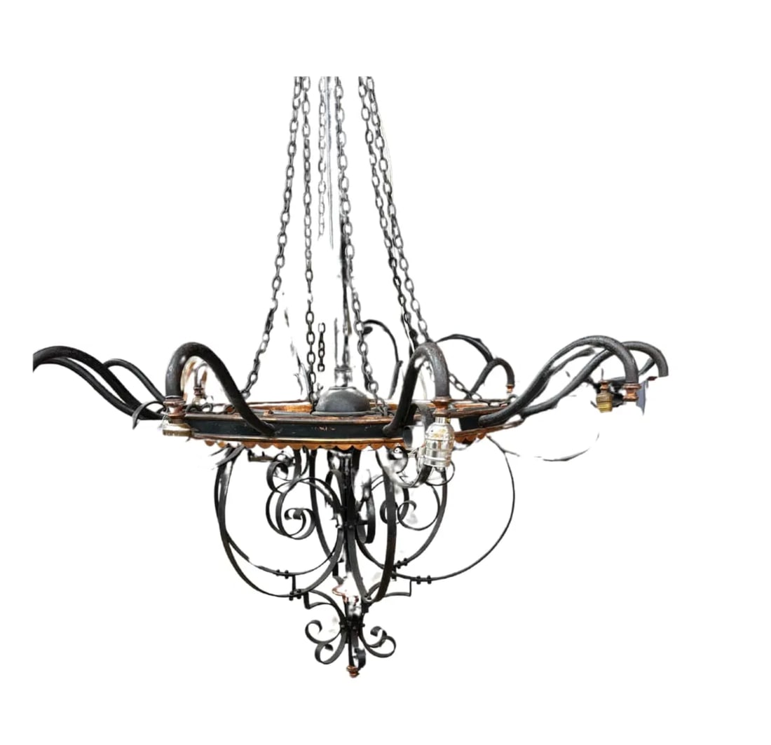 Old Dining Chandelier : Old Dining Chandelier Please take a moment to review our detailed Shipping Policy and Terms and Conditions before placing any bids. Understanding these policies ensures a smooth and informed bidding p