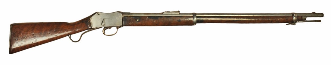 Documented Khyber Pass Martini Henry 577/450 Single-shot Rifle No FFL Required (APL1): A Documented Khyber Pass Martini Henry 577/450 Single-shot Rifle that is in fair condition with a dark but defined bore that seems obstructed. The action appears to function and the finish shows signs