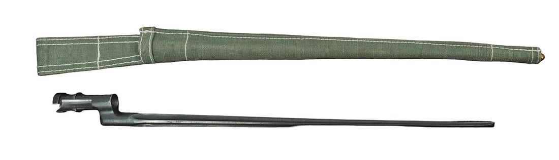 Finnish Military WWI-II era Russian M1891 Bayonet & Reproduction Sheath (VDM) (1 of 7)