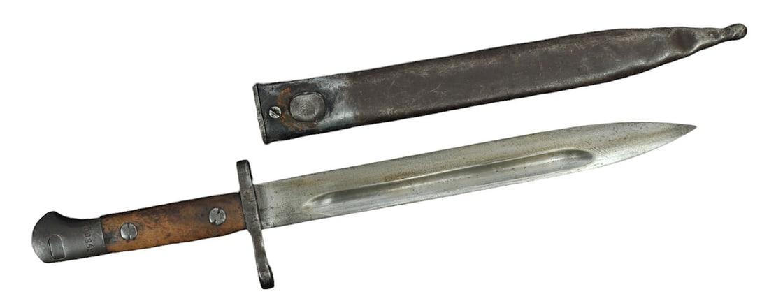 Turkish Military WWI-II Mauser Rifle Bayonet (MAT): A Turkish Military WWI-II era Mauser Rifle Bayonet in good condition.