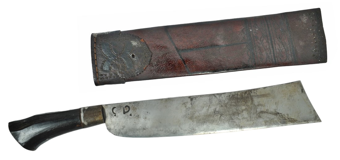WWII Bringback Philippine Islands Native Cleaver Machete (A) (1 of 7)