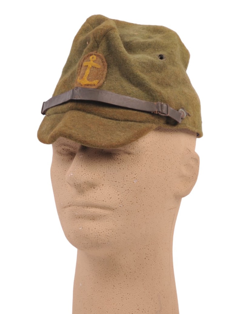 Imperial Japanese Naval WWII Fatigue Cap (MOS) (1 of 10)