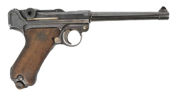 Commercial German Pre-WWII era P-08 Luger .30 Luger Semi-Automatic Pistol - FFL # 90505 (J2D1): A Commercial German Pre-WWII era P-08 Luger .30 Luger Semi-Automatic Pistol in good condition with a bright and defined bore. The overall length of the barrel is 5"in. The action appears to function