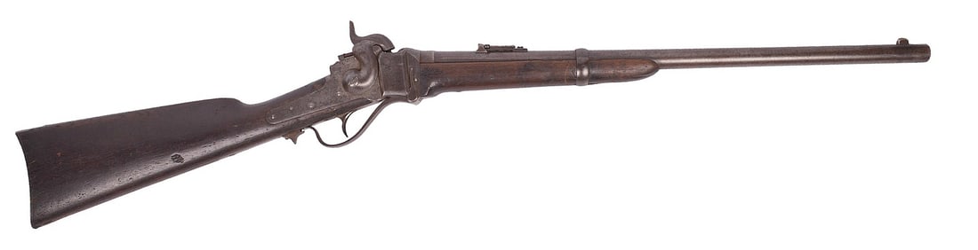 US Military Civil War Sharps New Model .52 Caliber Breech-Loading Cavalry Carbine - Antique (HRT1) (1 of 16)