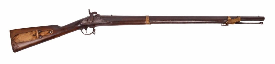 US Military Mexican-American War era M1841 Mississippi .54 Caliber Percussion Rifle - Antique (HRT): US Military Mexican-American War era M1841 Mississippi .54 Caliber Percussion Rifle in good to fair condition with a dirty bore that needs cleaning. The action appears to function properly and the