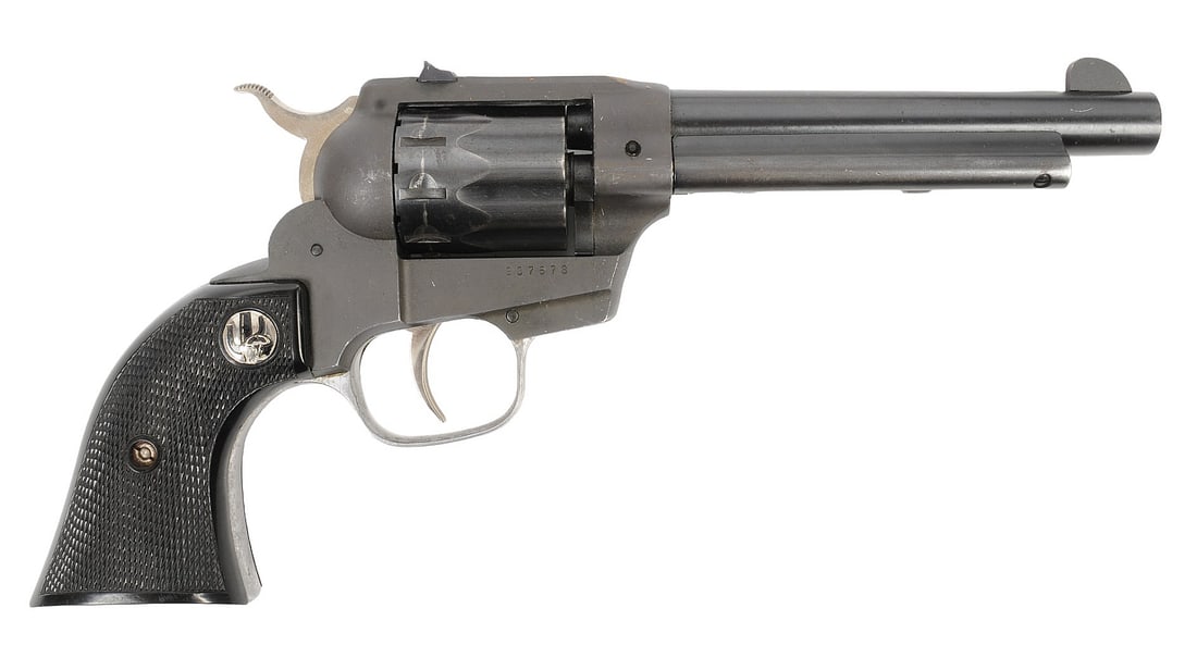JC Higgens Ranger .22LR Revolver FFL Required: 937578/583990 (HHS1): A JC Higgens Ranger .22LR Revolver that is in good condition with a bright and defined bore. The action appears to function properly and the finish is slightly worn with the finish showing scratches o