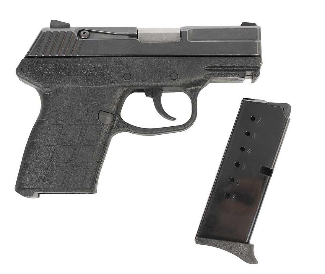 Kel-tec PF-9 9MM Semi-auto Pistol FFL Required: S5R11 (TGX1): A Kel-tec PF-9 9MM Semi-auto Pistol that is in good to very good condition with a bright and defined bore. The action appears to function properly and the finish shows minor usage wear. Comes with a K