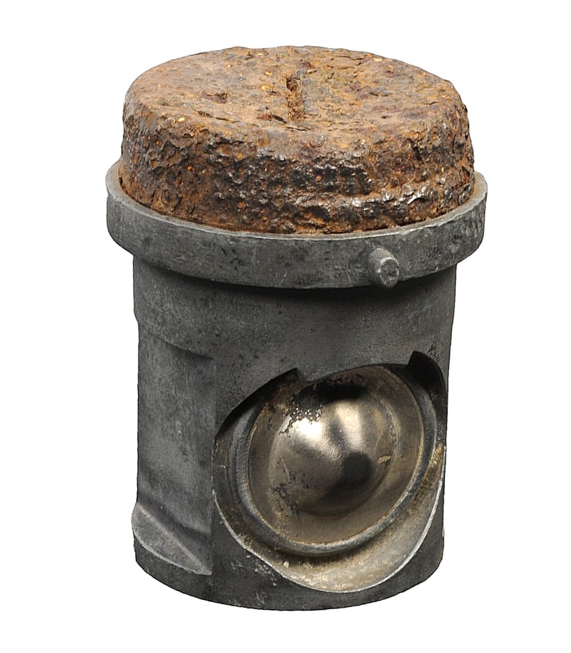 *RARE German Luftwaffe WWII era AZ(80)a "Aufschlagrunder" Impact Inert Fuze (R2R) (1 of 8)
