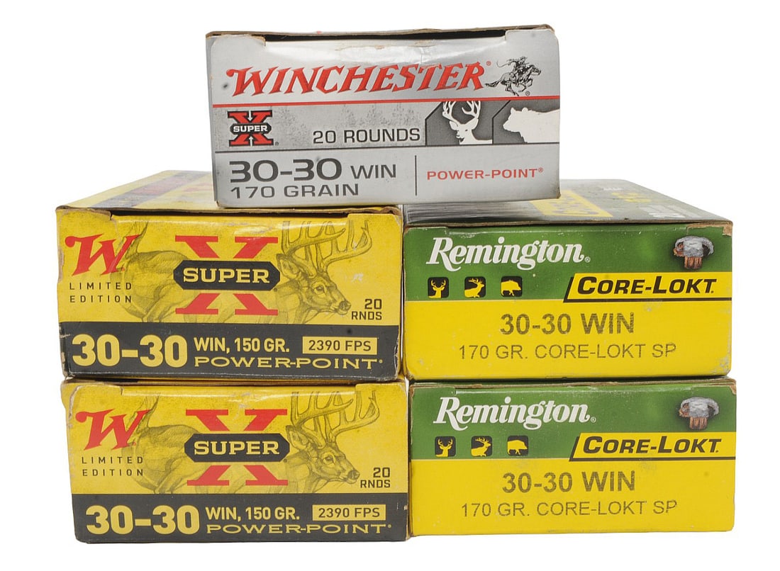 Winchester/Remington 30-30 Ammo Lot of Lot of 100 Rounds (PDS) (1 of 2)
