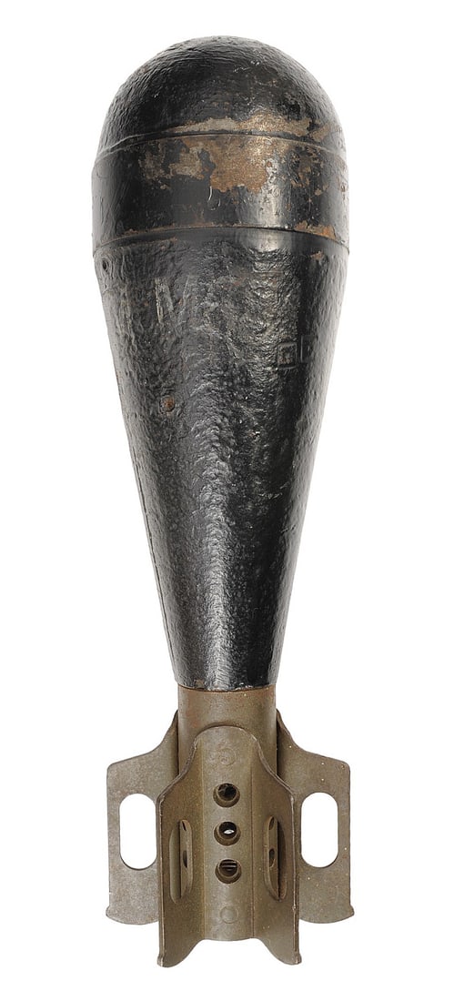 Inert US Military World War II 81mm Training Mortar Bomb (CWA) (1 of 6)