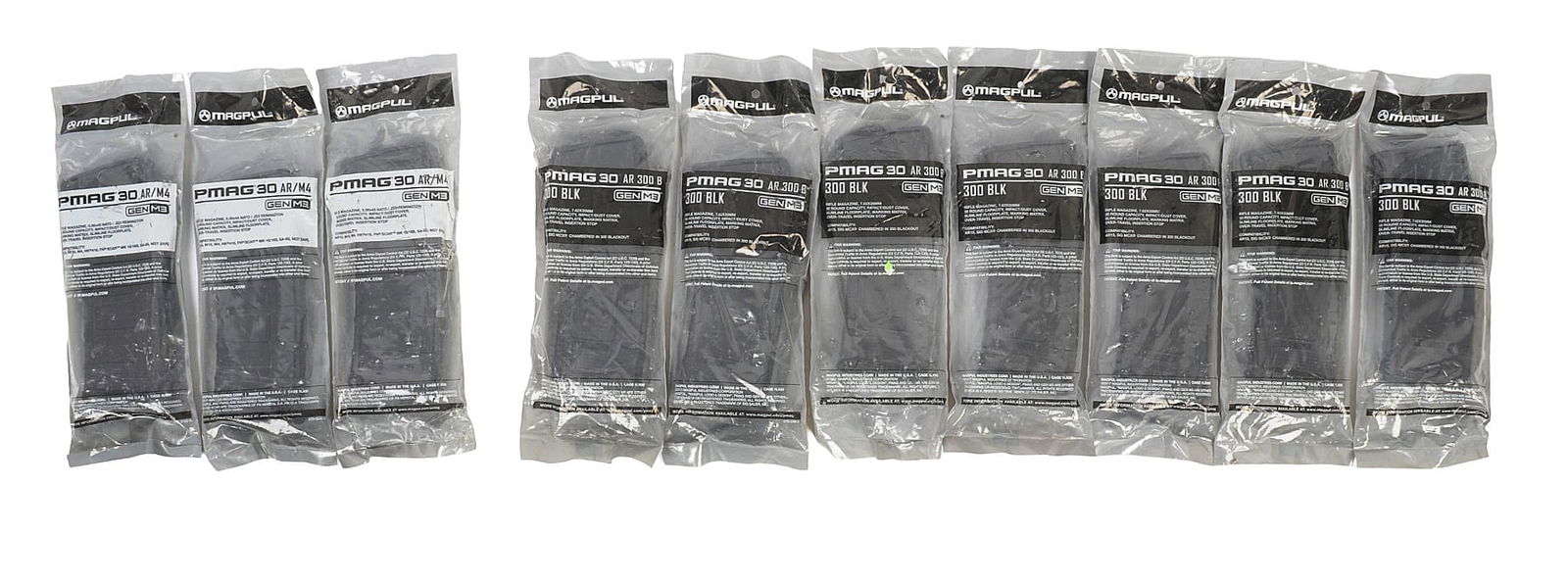 Magpul 30 round P-Mags 300 Blackout / 5.56x45mm lot of 10 new and unopened (APL) (1 of 6)