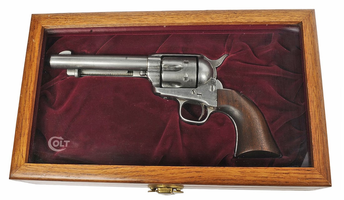 Colt Model 1873 Single Action Army 45 LC Revolver No FFL Required: 1131 (RM1): A Colt Model 1873 Single Action Army 45 LC Revolver that is in good condition with a bright and defined bore. The action appears to function properly and the finish shows mild usage wear. After runnin